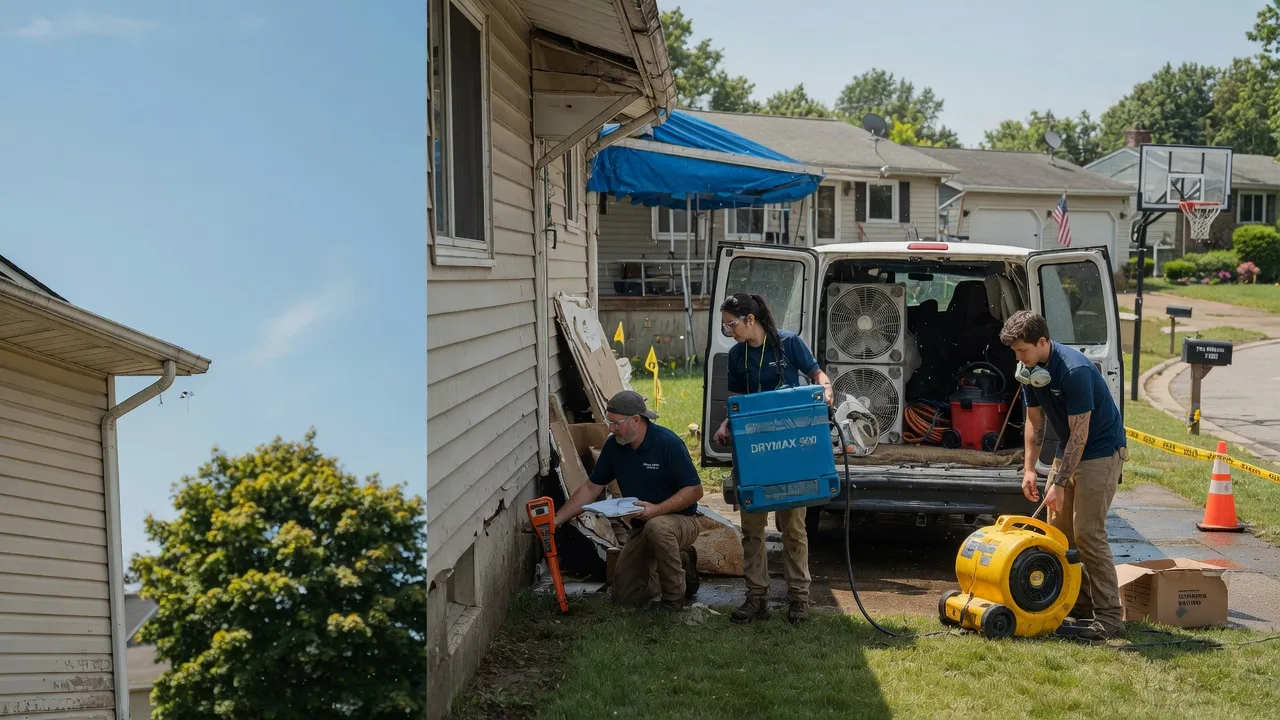 Ceiling Leak Cleanup in Nabb, IN near me